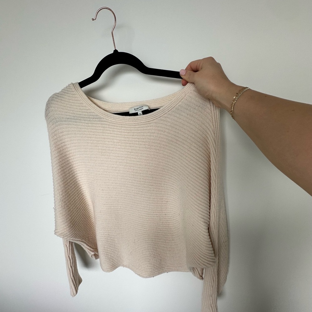 Poshmark Cream Knit Sweater